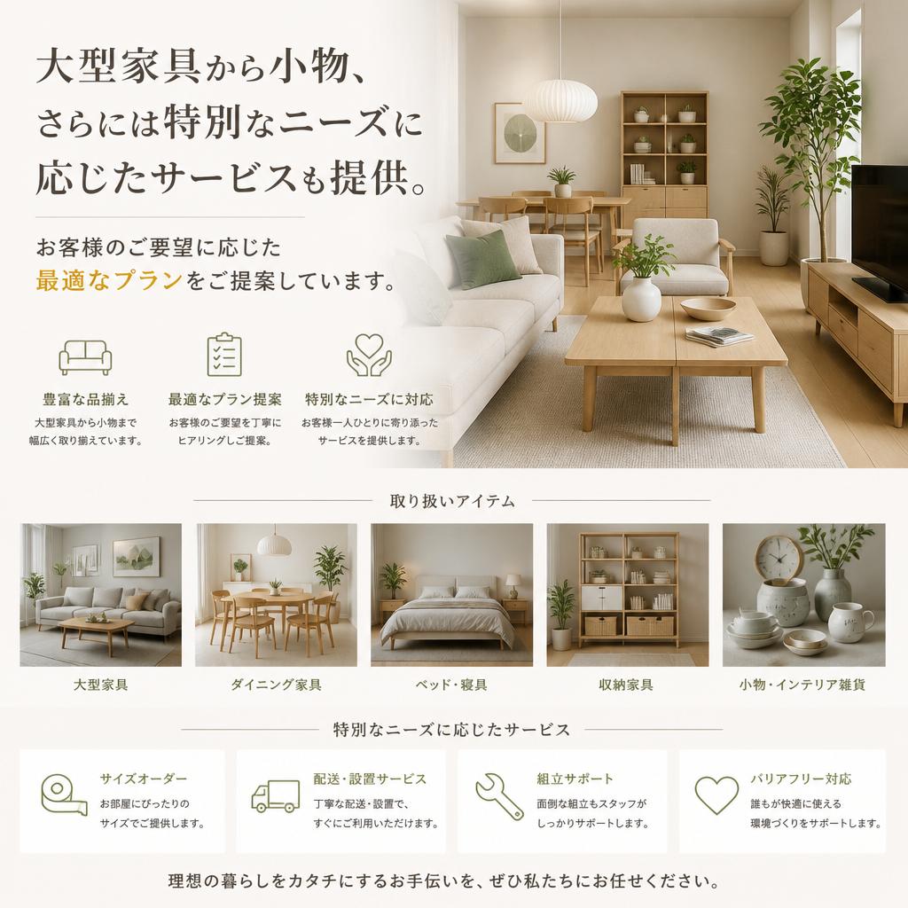 個別のニーズに応えるカスタマイズプラン