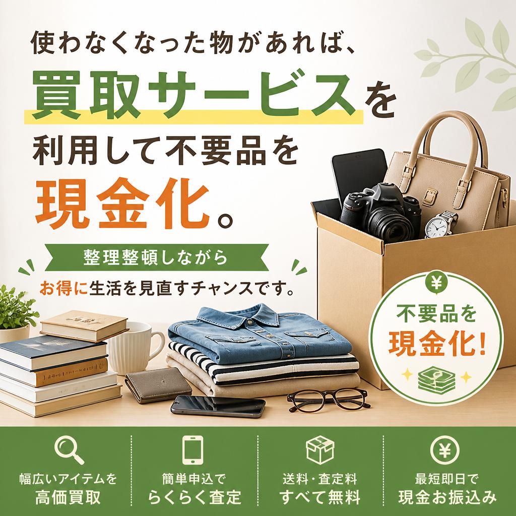 買取も可能!お得に整理整頓
