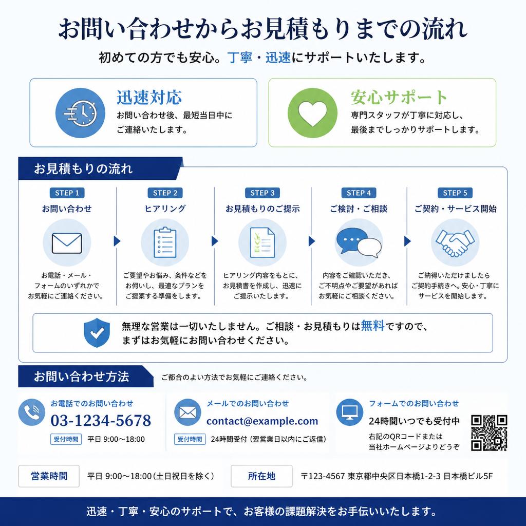 まずはお気軽にご相談ください！