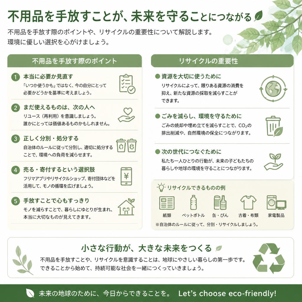 4. 不用品回収のポイント