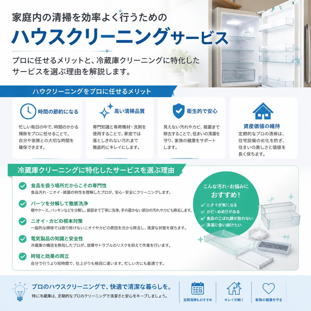 ハウスクリーニングサービスの活用法