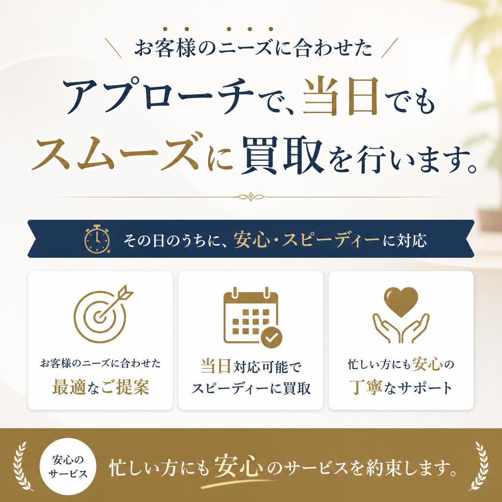 柔軟な対応と迅速なサポート
