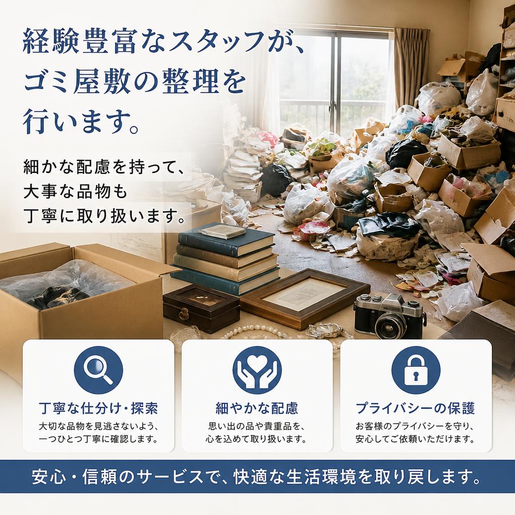 プロのスタッフによる丁寧なサービス