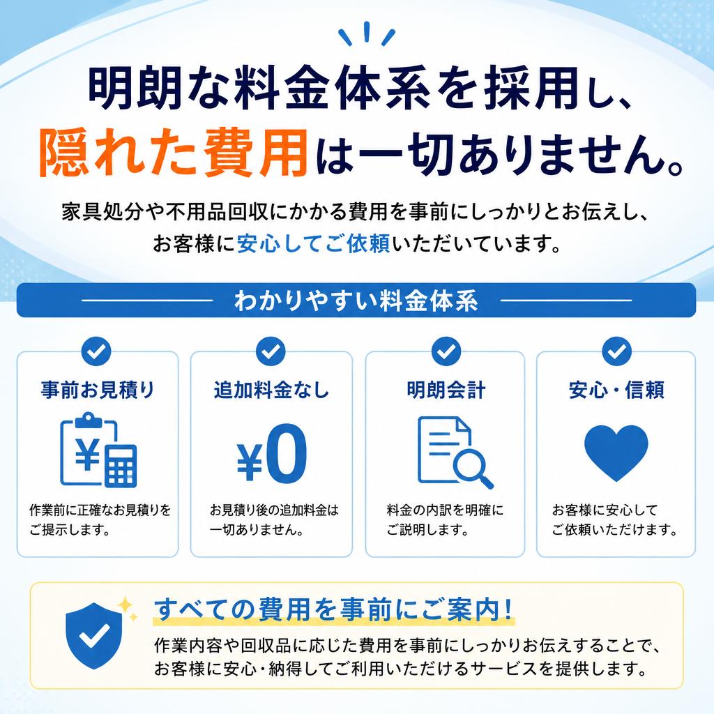 安心の透明料金