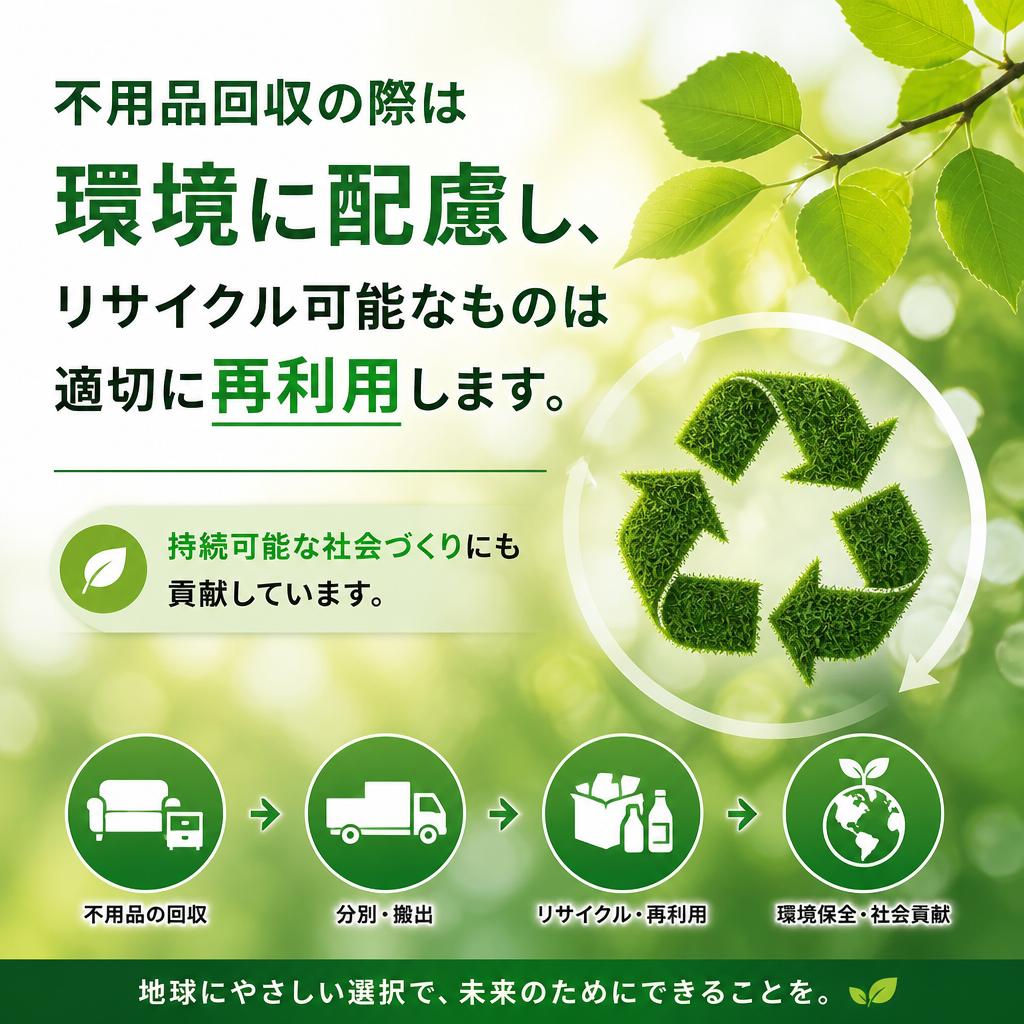 環境への配慮とリサイクル