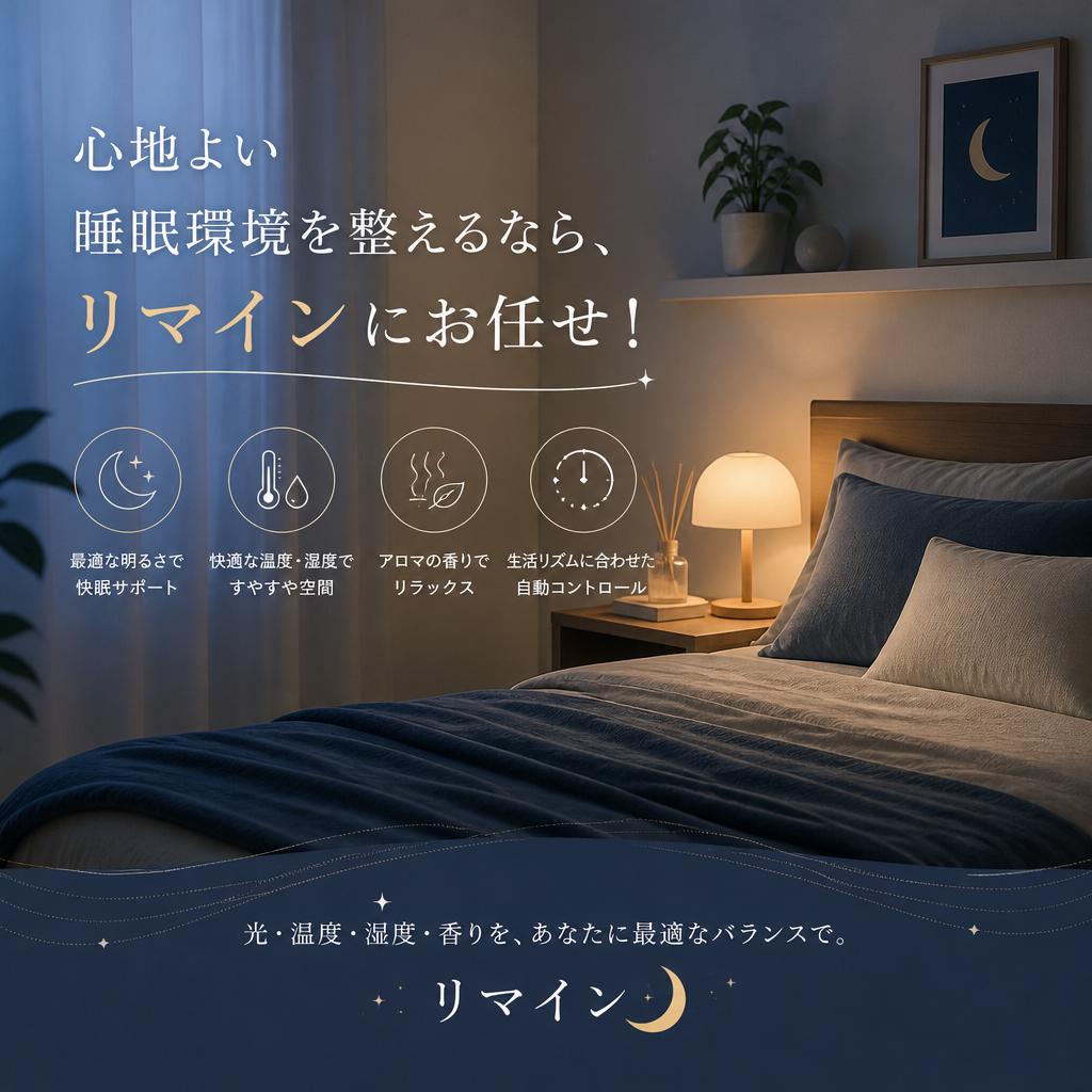 心地よい睡眠環境を整えるなら、リマインにお任せ！
