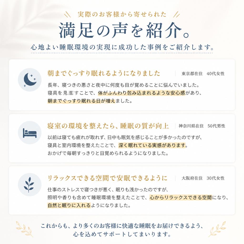 お客様の声