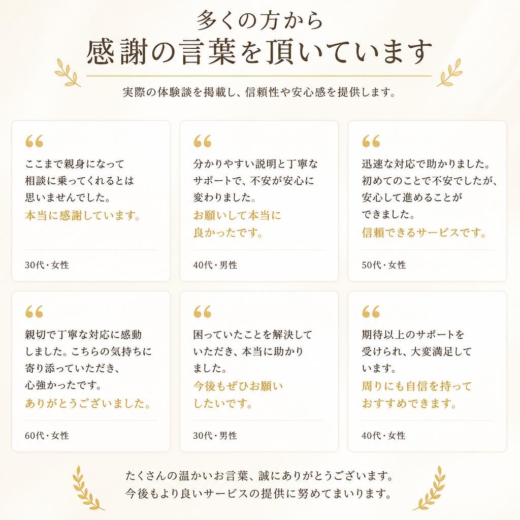 お客様の声