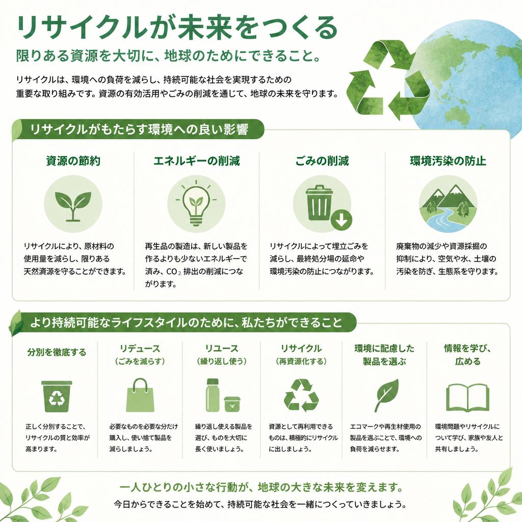 持続可能な未来へ リサイクルの現状