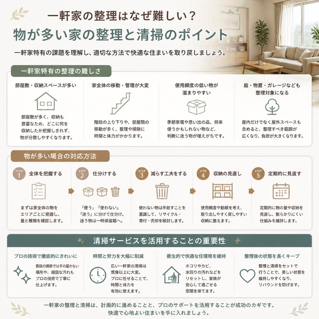 2. 一軒家の整理の難しさ