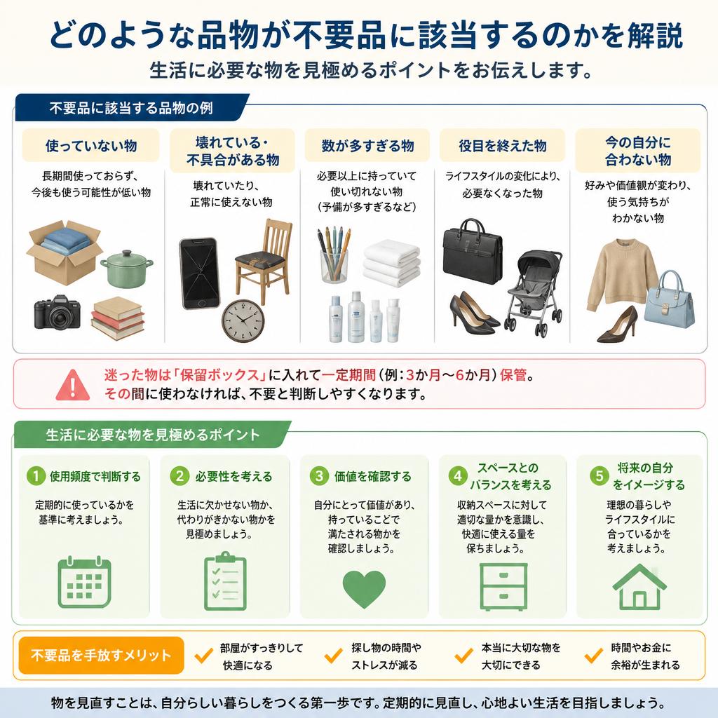 2. 不要品の見極め方