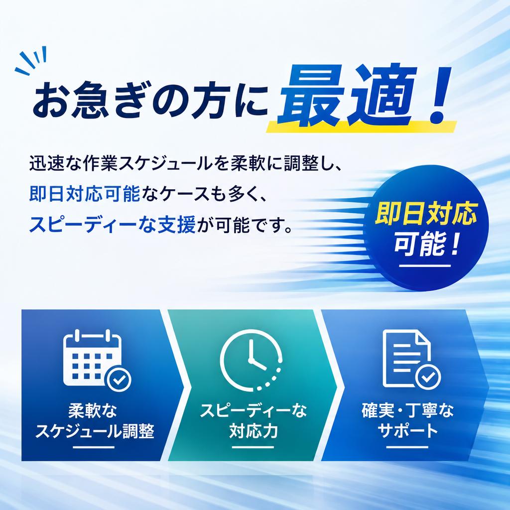 迅速な対応
