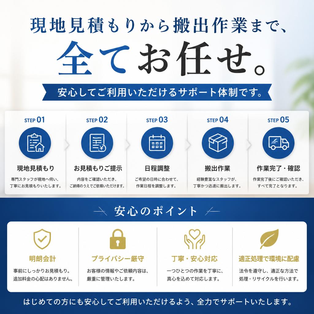 手間いらずのサポートサービス