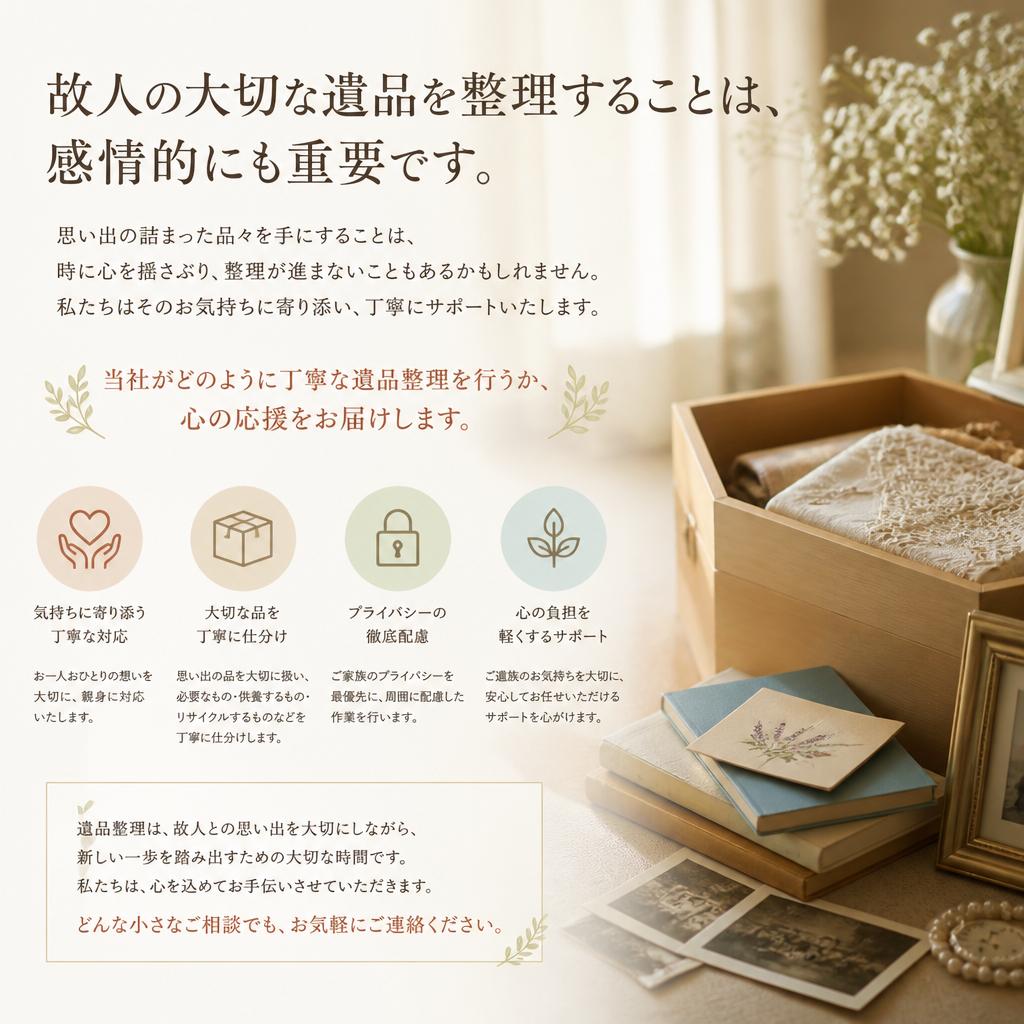 5. 遺品整理がもたらす心の安寧