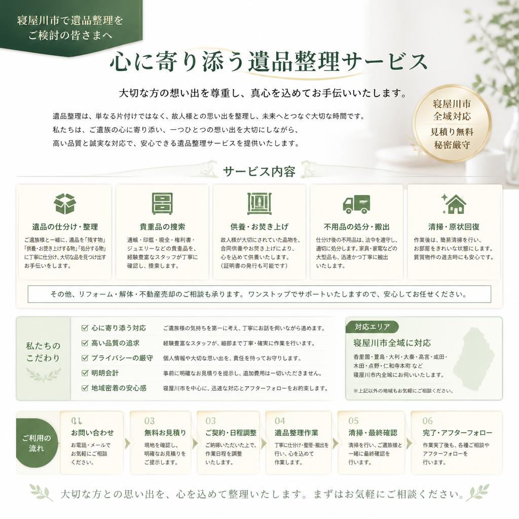 リマインの遺品整理サービスとは？
