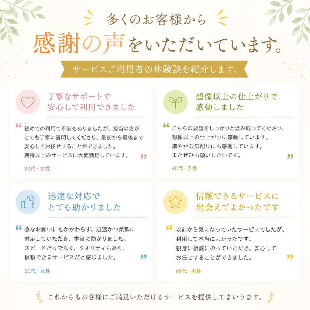 お客様の声