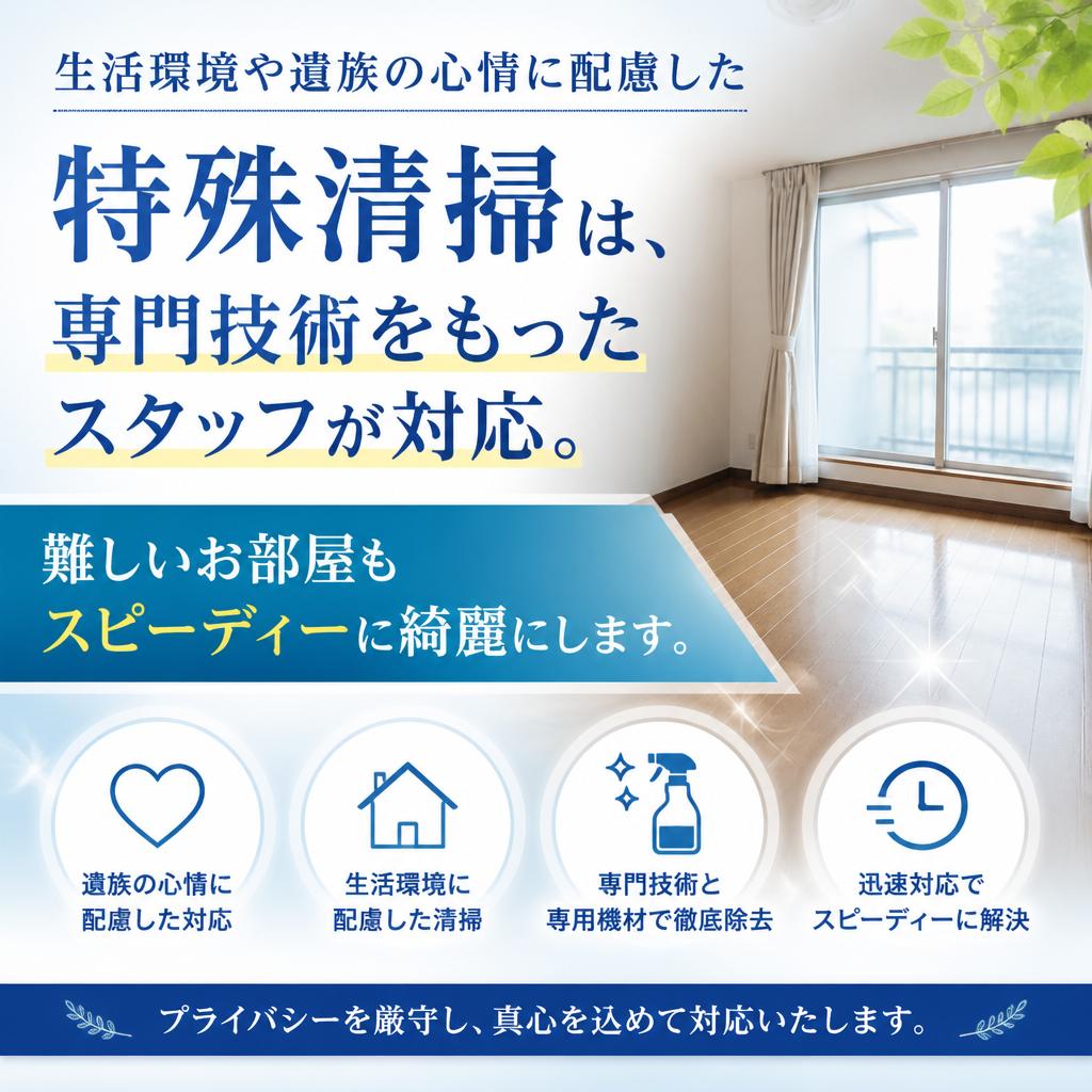 5. 特殊清掃の必要性