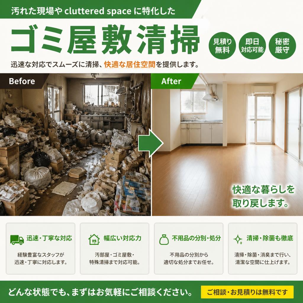 ゴミ屋敷清掃の専門家