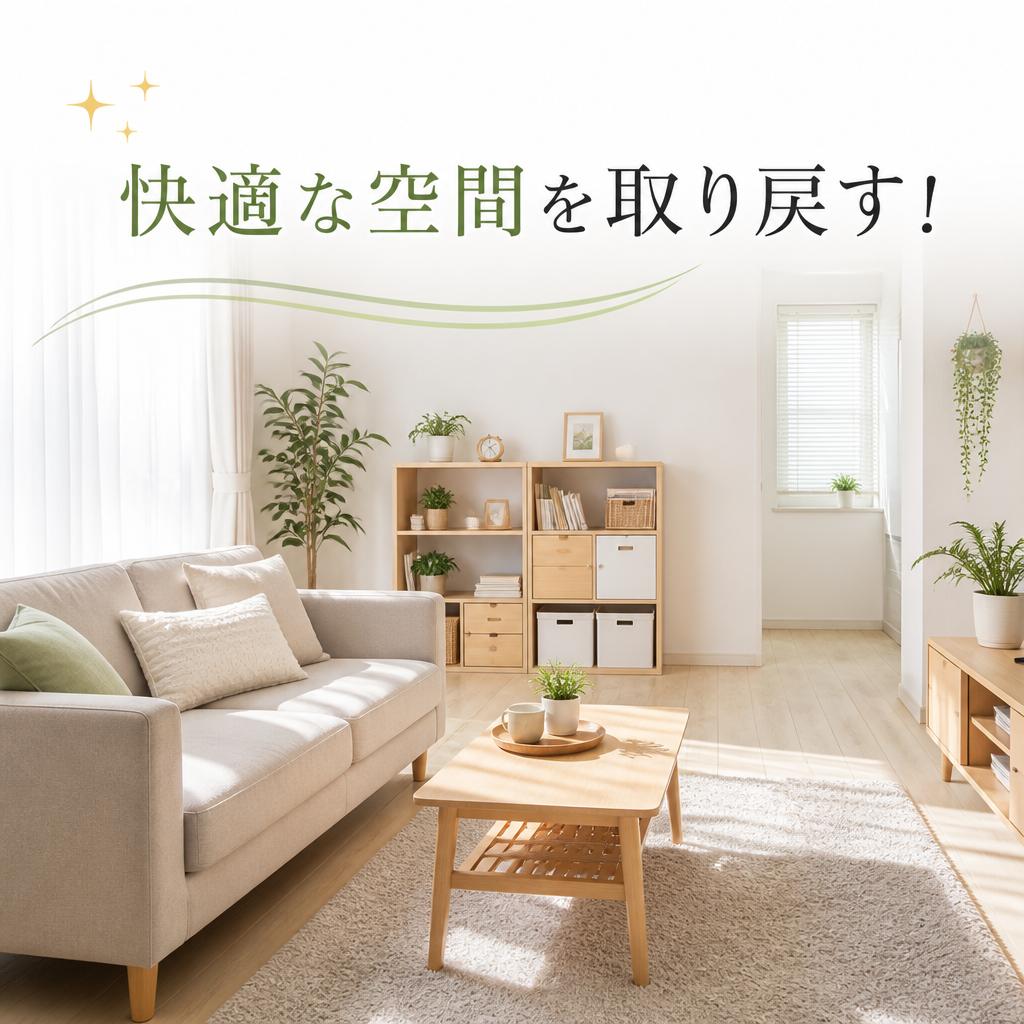 快適な空間を取り戻す！