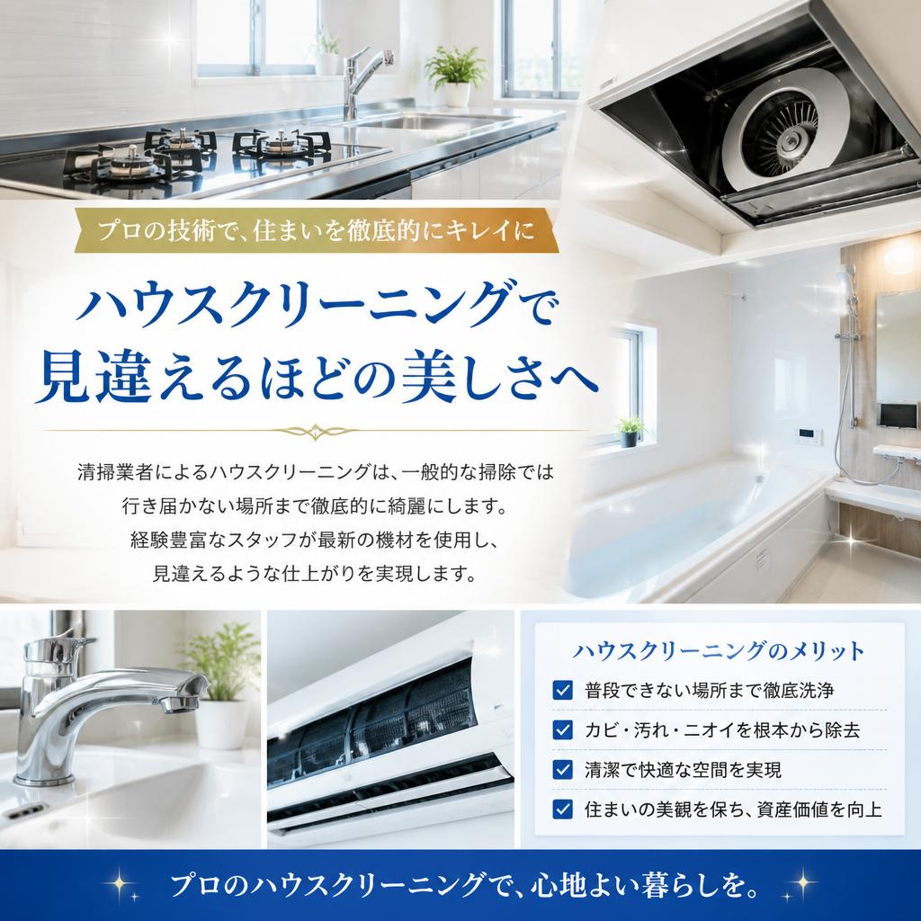 プロの清掃サービスとは？