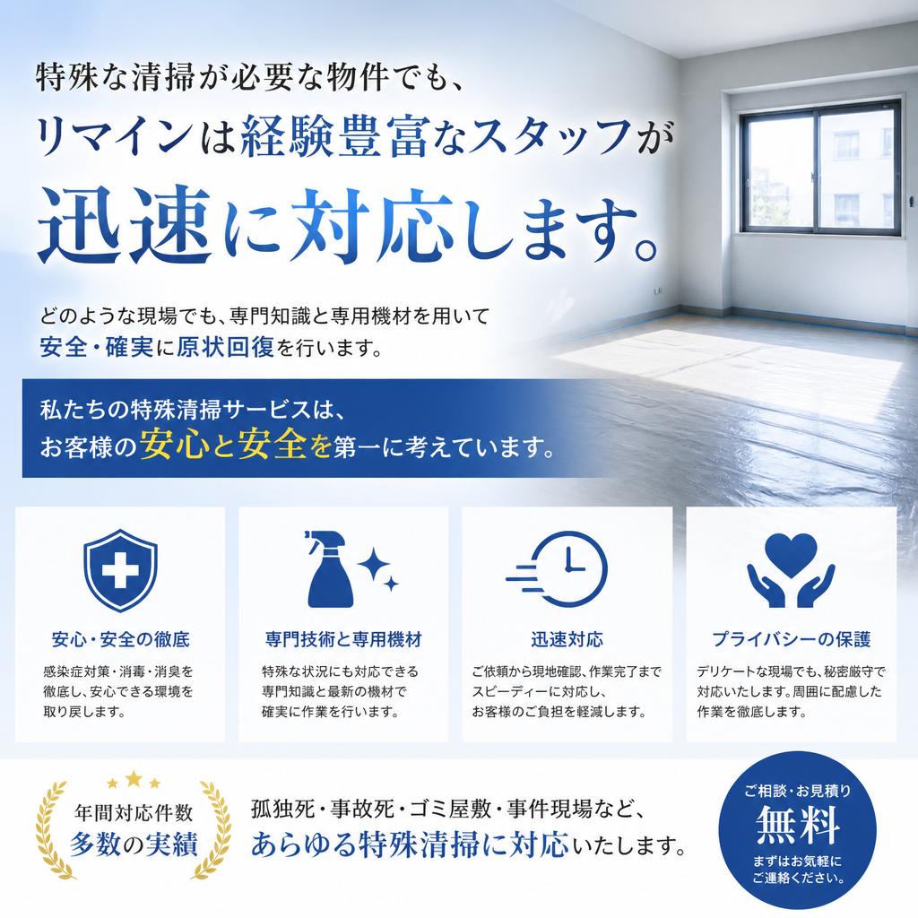 特殊清掃の必要性