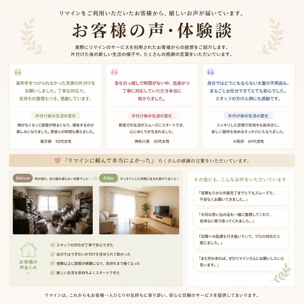 お客様の声：成功事例の紹介