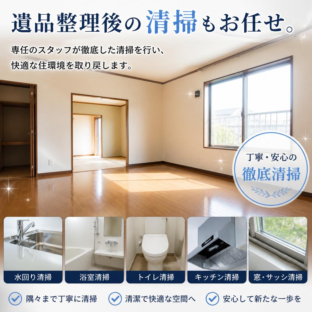 清掃サービスの充実