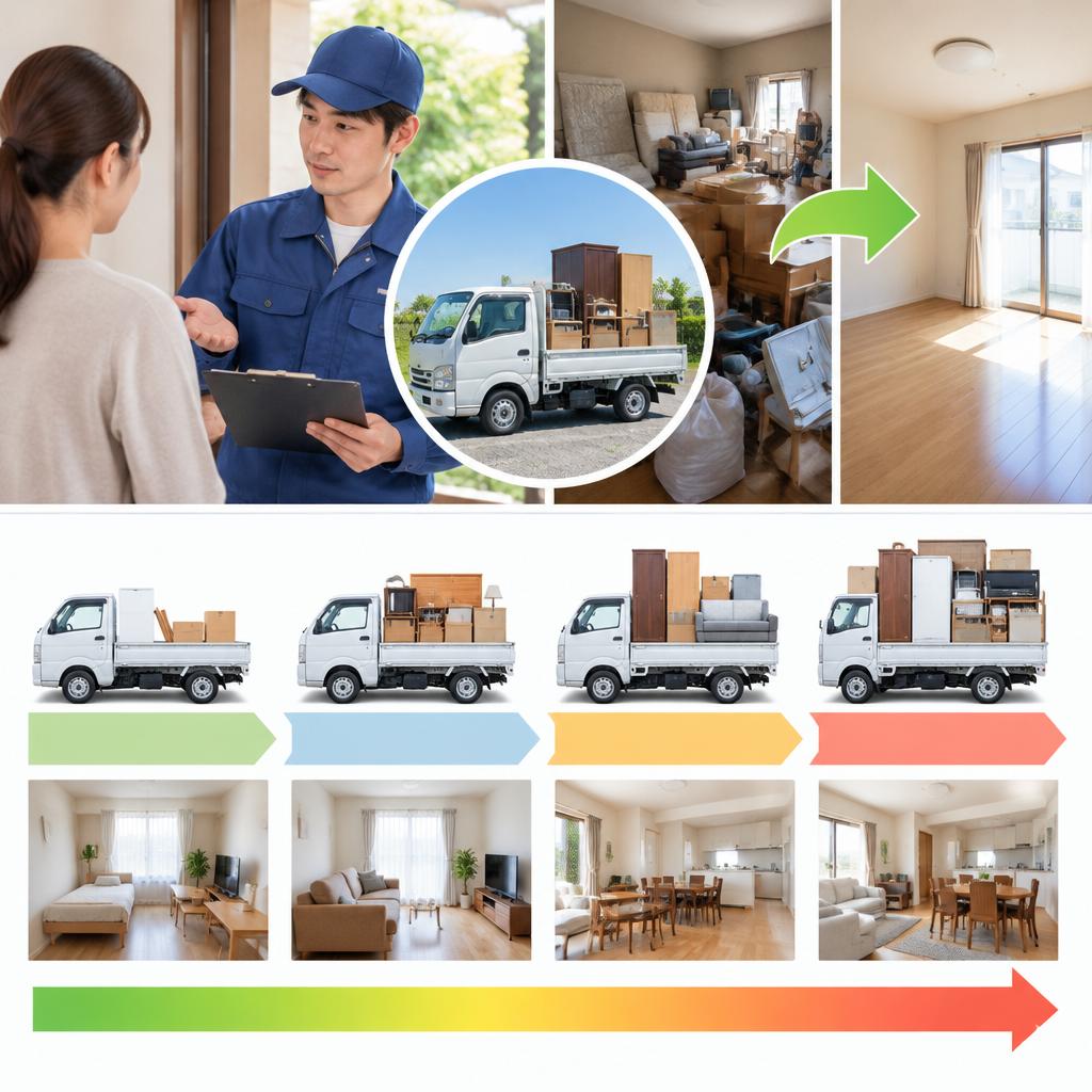 無料見積もりで費用を明確に。料金の目安をご案内