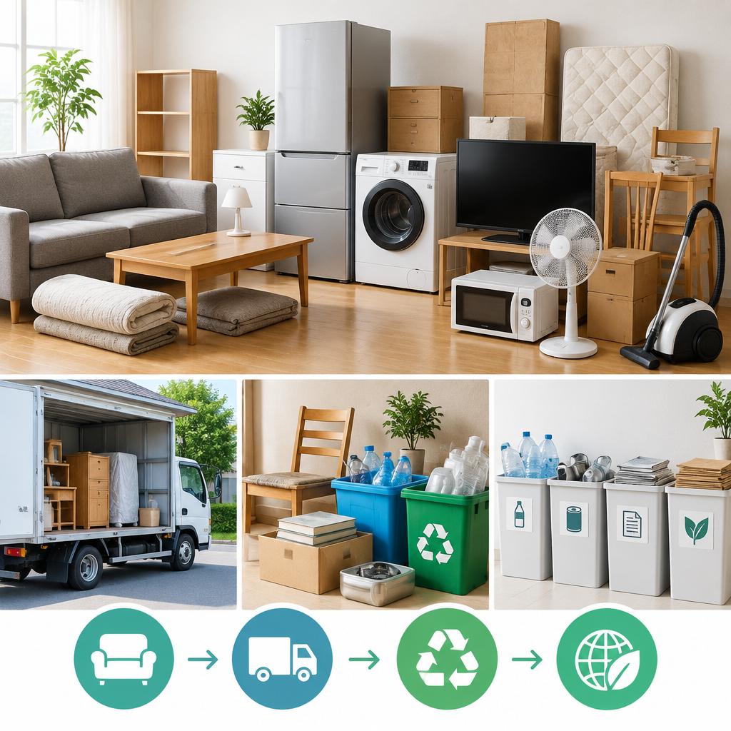 家具も家電もまとめて対応。幅広い不用品回収サービス