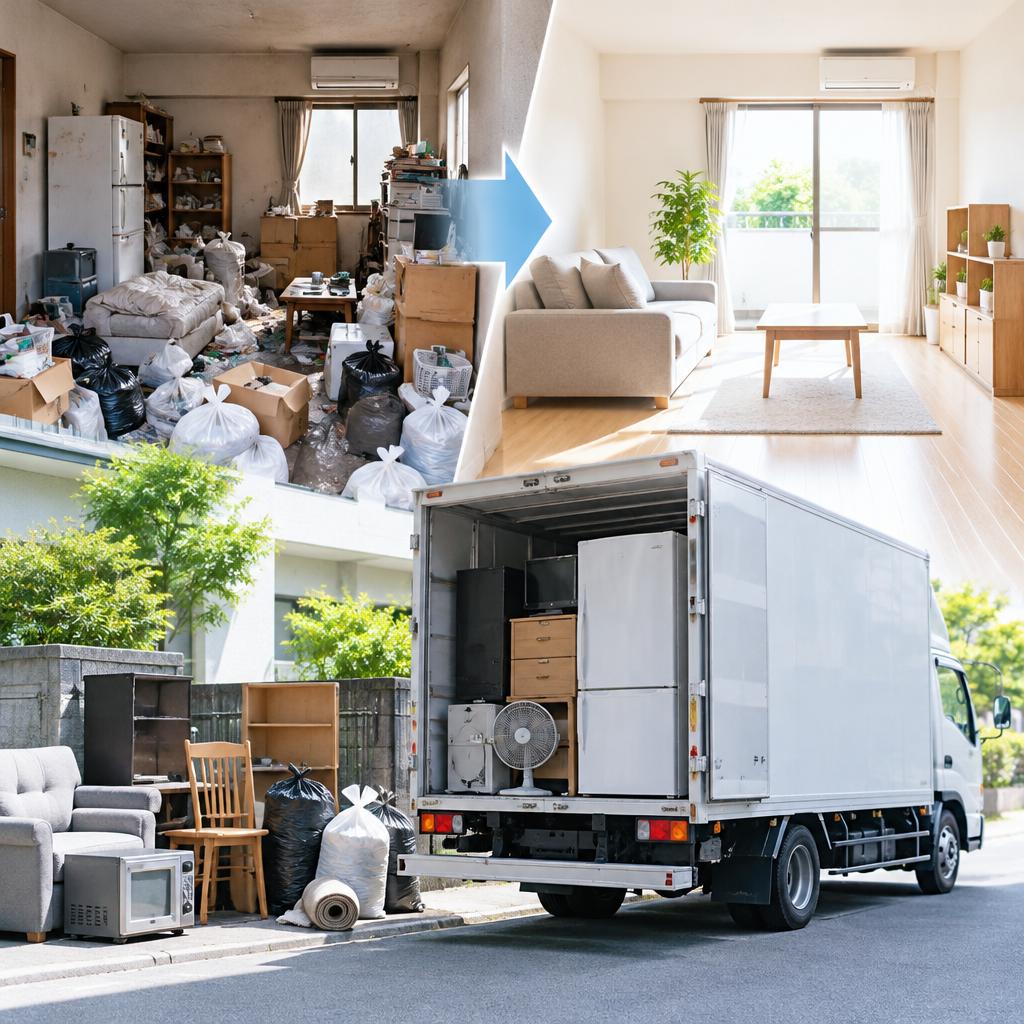 不用な物は、まとめてお任せ！冷蔵庫1点からゴミ屋敷の片付けまで、リマインが迅速・丁寧にサポートします。無料見積もりで、手軽にすっきりした暮らしへ。